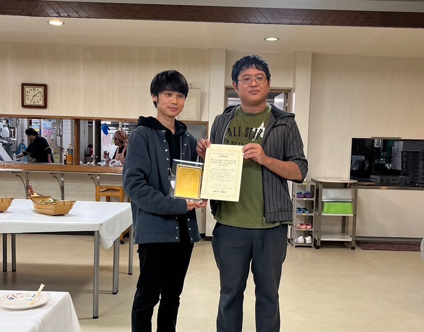 学研教室の卒業生 眞部光さんです