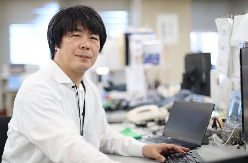 学研教室の卒業生　藤長英之さんです