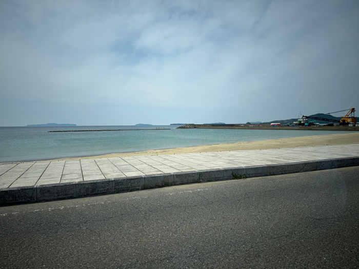 松本さんが仕事の現地調査で訪れた海岸です。