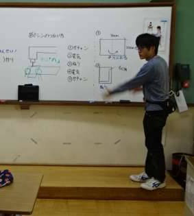 お仕事中の松田さんの様子です