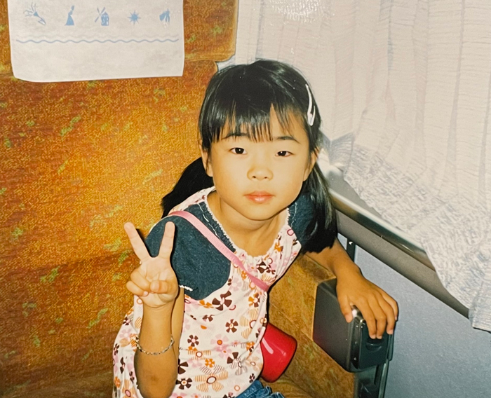 学研教室へ通っていた当時の坂井さんです