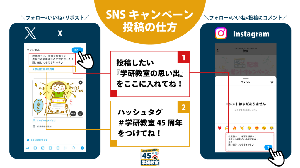 本キャンペーンの応募方法です