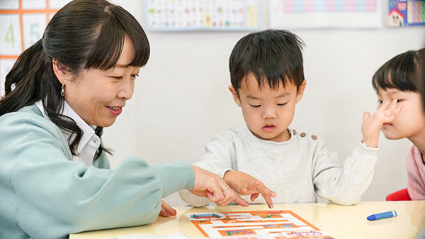 学研教室の指導イメージです。